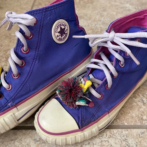 Converse Purple and Pink KOOSHball High-Tops - Picture 2 of 5